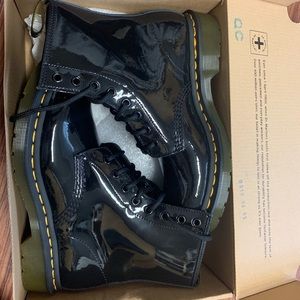 shiny doc martens NEVER WORN